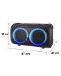 Bafle recargable de 2 X 6.5" de 40 W RMS con micrófono