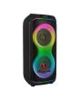 Bafle recargable 2x8" 40,000 PMPO /55 W RMS one body hasta 6 hrs