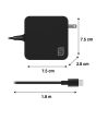 Cargador con cable tipo C 65W carga ultra rápida de 1.8 m