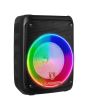 Bafle de 8" portátil 6,500 W PMPO ranura para celular