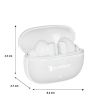 Audífonos true wireless Bluetooth® ANC IPX4 hasta 20 hrs - blanco