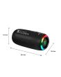 Bocina portátil 20 W RMS Bluetooth® resistente al agua IPX7 hasta 8 hrs - negro