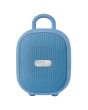 Bocina portátil recargable 15W RMS con reproductor FM azul