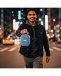 Bocina portátil recargable 15W RMS con reproductor FM azul