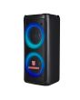 Bocina recargable 2x4" 10 W RMS Bluetooth® con radio FM