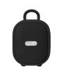 Bocina portátil recargable 15W RMS con reproductor FM negro