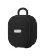 Bocina portátil recargable 15W RMS con reproductor FM negro