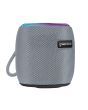 Bocina portátil de 2" con Bluetooth® y luz multicolor - gris