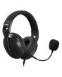 Diadema gamer con micrófono ajustable - negro