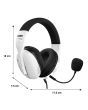 Diadema gamer con micrófono ajustable - blanco