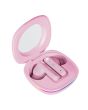 Audífonos true wireless Bluetooth ® IPX4 luz Led rainbow - rosa