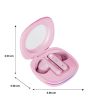 Audífonos true wireless Bluetooth ® IPX4 luz Led rainbow - rosa