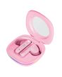 Audífonos true wireless Bluetooth ® IPX4 luz Led rainbow - rosa