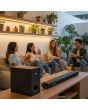 Barra de sonido Bluetooth®  2.1 canales 60 W RMS con subwoofer óptico