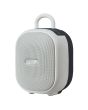 Bocina portátil recargable 15W RMS con reproductor FM blanco