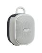 Bocina portátil recargable 15W RMS con reproductor FM blanco