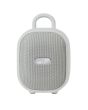 Bocina portátil recargable 15W RMS con reproductor FM blanco