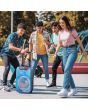 Bafle 15" 25,000 W PMPO con llantas y micrófono