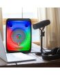 Bafle de 8" recargable 6,500 W PMPO Ranura para celular
