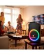 Bafle 15” 26,900 W PMPO tripié y micrófono alámbrico