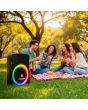 Bafle 15” 26,900 W PMPO tripié y micrófono alámbrico