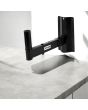 Stand para pared con codo de movimiento para bafle, negro