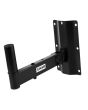 Stand para pared con codo de movimiento para bafle, negro