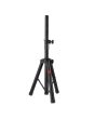 Tripié profesional de acero para bafle 35 kg, negro