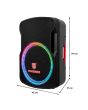 Bafle recargable 15" 50W RMS Bluetooth® con micrófono alámbrico y tripie