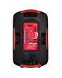 Bafle profesional recargable 15" 50W RMS con tripie y micrófono alámbrico