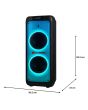 Bafle recargable 2x10" 60W RMS Bluetooth®one body con micrófono