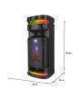 Bafle profesional  12” de 40,000 W PMPO con micrófono