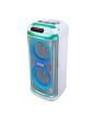 Bafle recargable de 2 x 6.5" con 25,000 W PMPO - Blanco