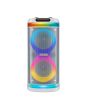 Bafle recargable de 2 x 6.5" con 25,000 W PMPO - Blanco