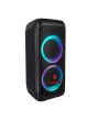 Bafle Profesional Recargable 2 x 8” de 30,000 W PMPO con Micrófono