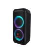 Bafle Profesional Recargable 2 x 8” de 30,000 W PMPO con Micrófono