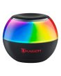Bocina 2" Bluetooth® recargable 5 W RMS luz multicolor, negro