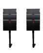 Sistema de audio de 1,000 W RMS con Satélites 4x4” Subwoofer 2x12”