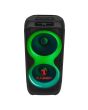 Bafle recargable 2x12" 50,000W PMPO /90W RMS one body hasta 9 hrs