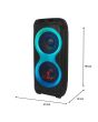 Bafle recargable 2x12" 50,000W PMPO /90W RMS one body hasta 9 hrs