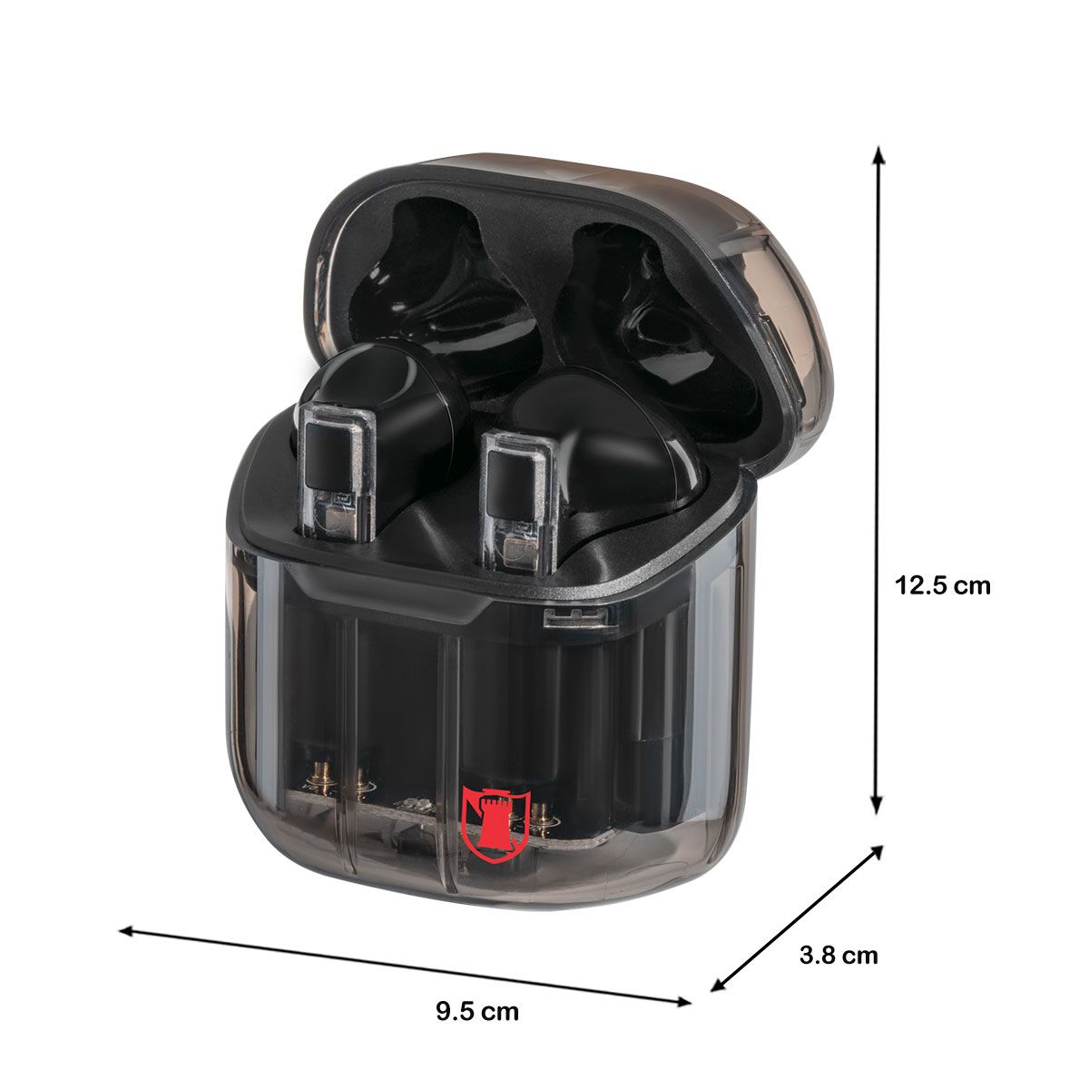 Audífonos True Wireless resistentes al agua, negro