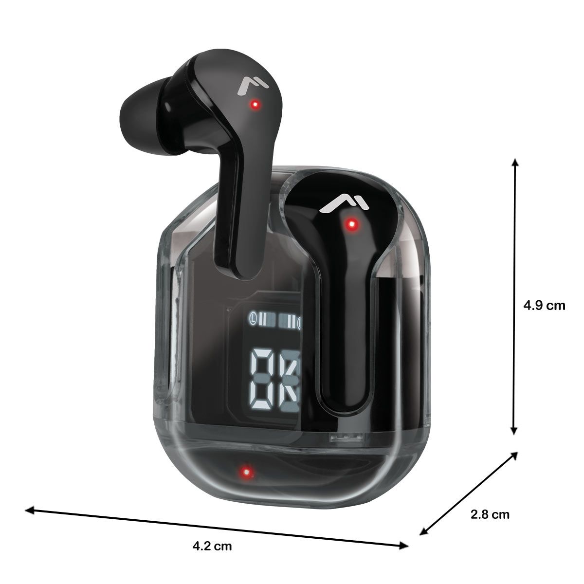 Audífonos inalámbricos True Wireless Bluetooth® 5.3, 16h, negros