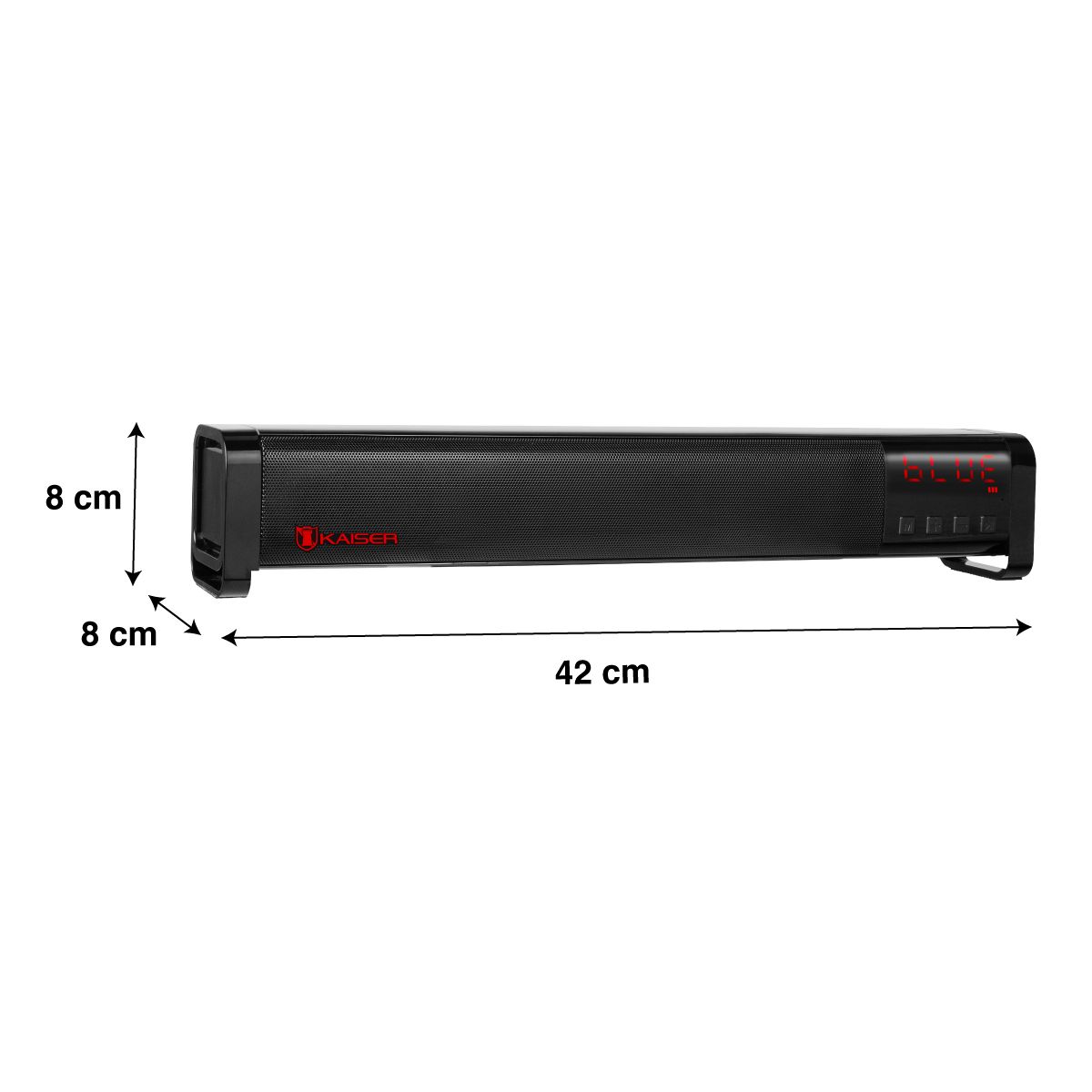 Bocina 2x2" 10 W RMS teatro en casa puertos USB, Aux y micro SD