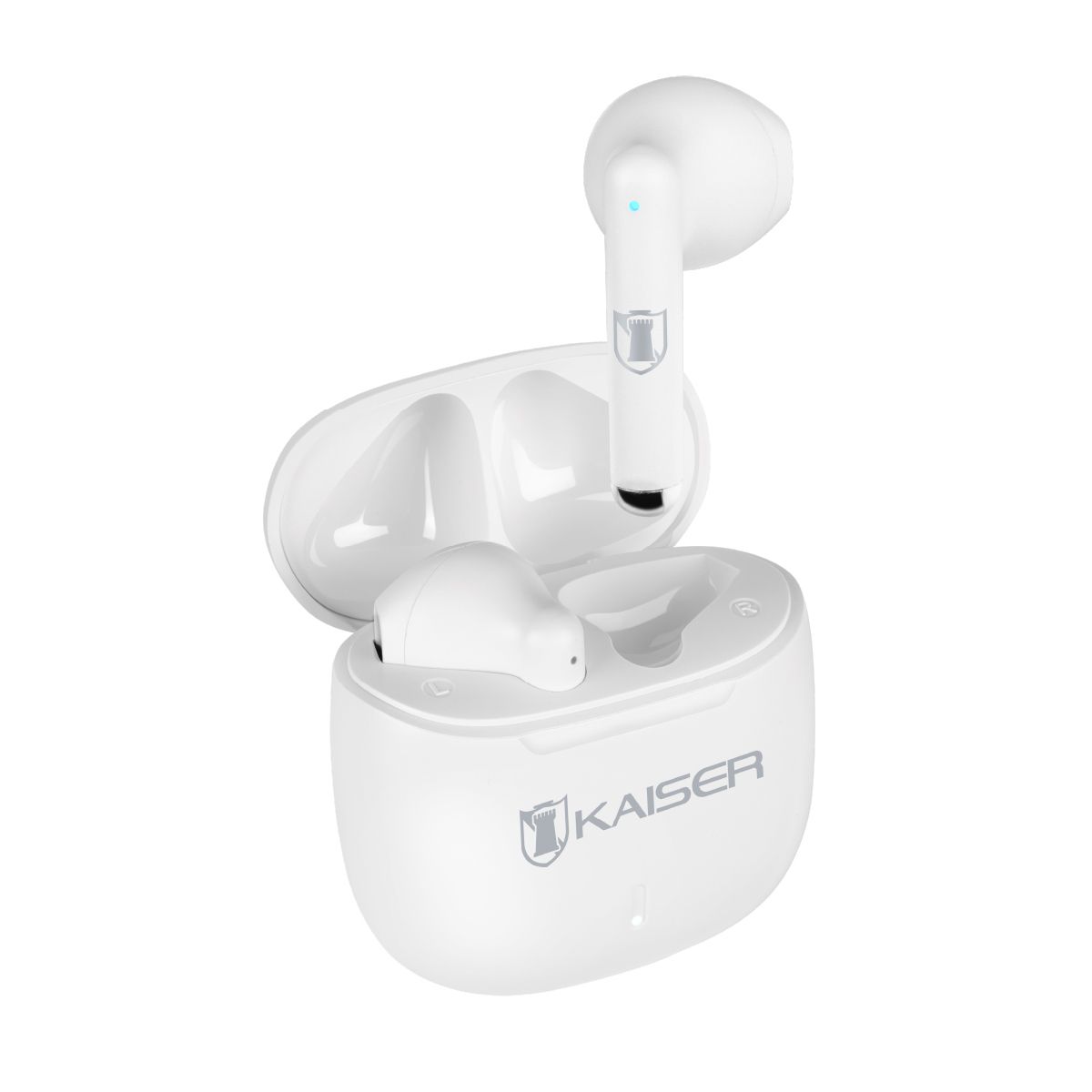 Audífonos True Wireless con batería recargable, blanco