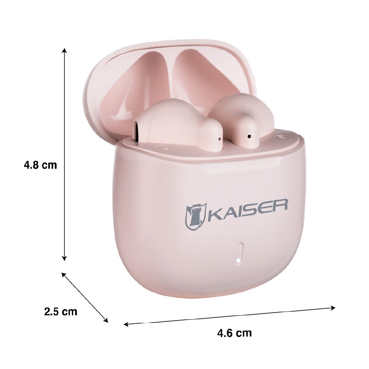 Audífonos True Wireless con batería recargable, rosa