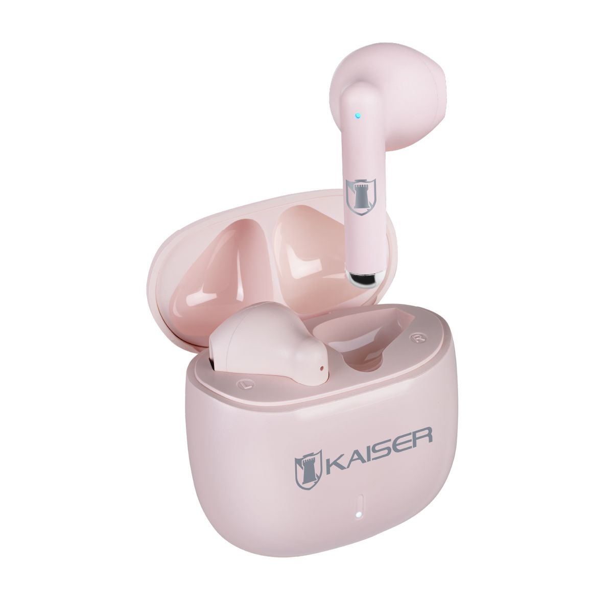 Audífonos True Wireless con batería recargable, rosa