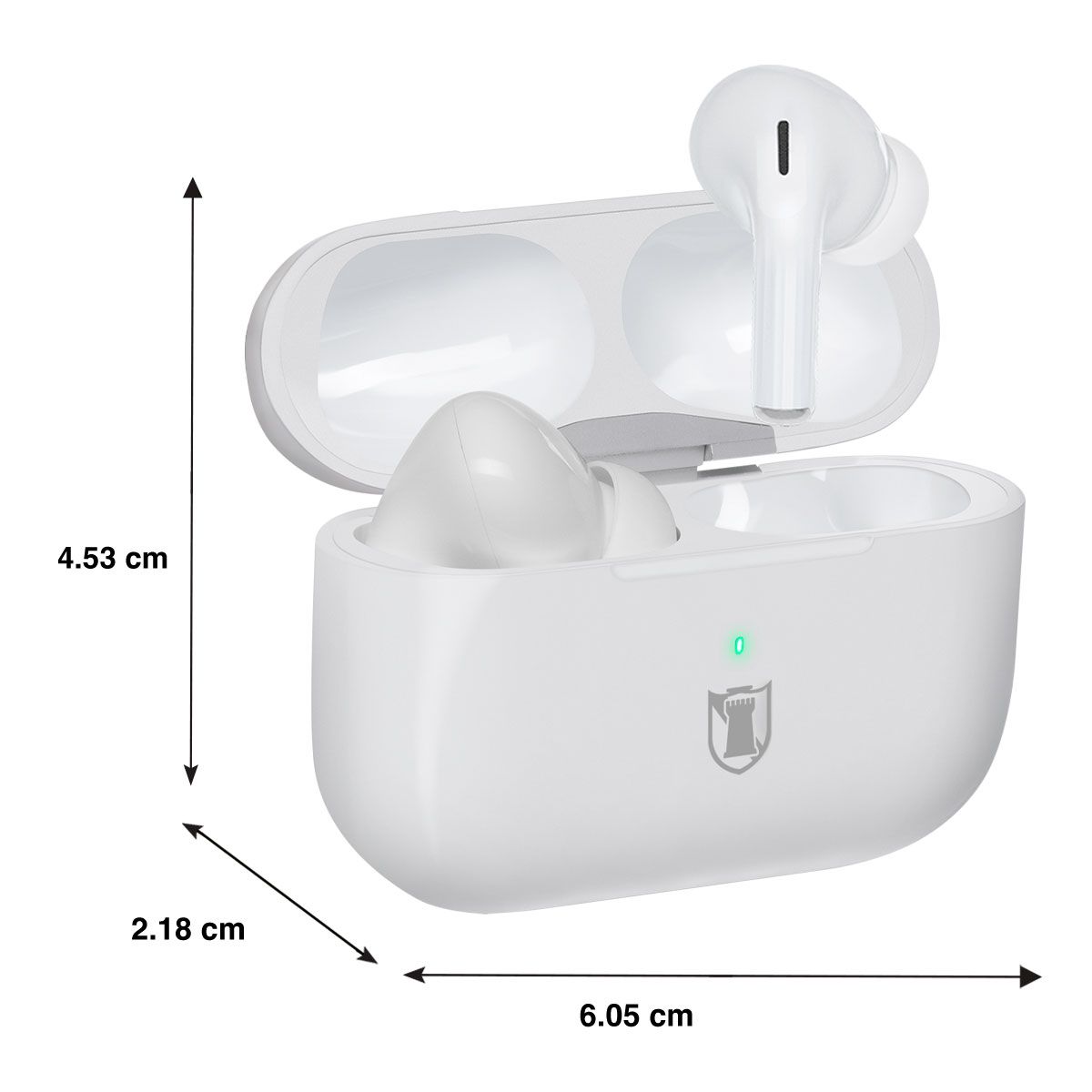 Audífonos inalámbricos Bluetooth® cancelación de ruido hasta 27.5 hrs - blanco