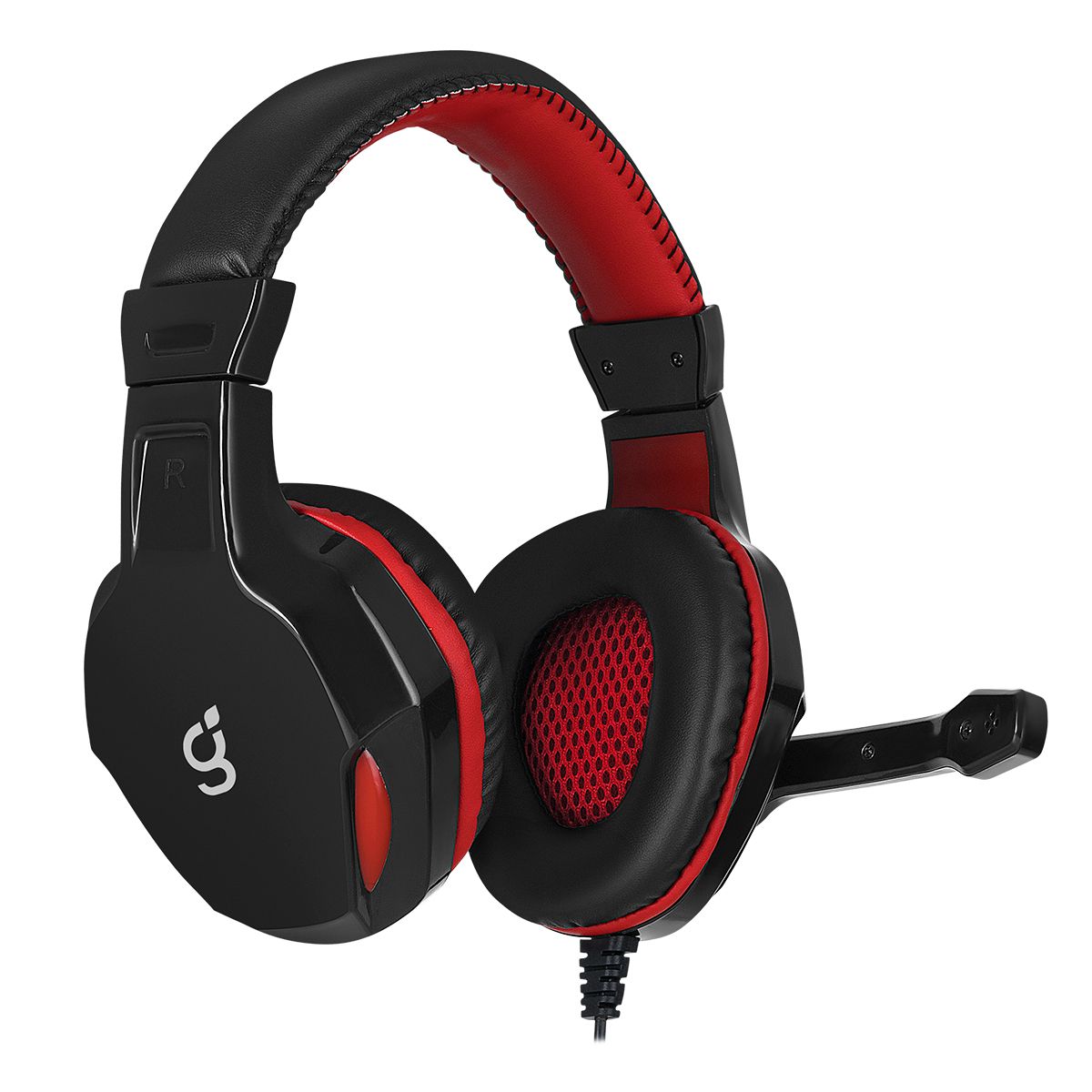 Diadema multimedia tipo gamer alámbrico sonido HI-FI