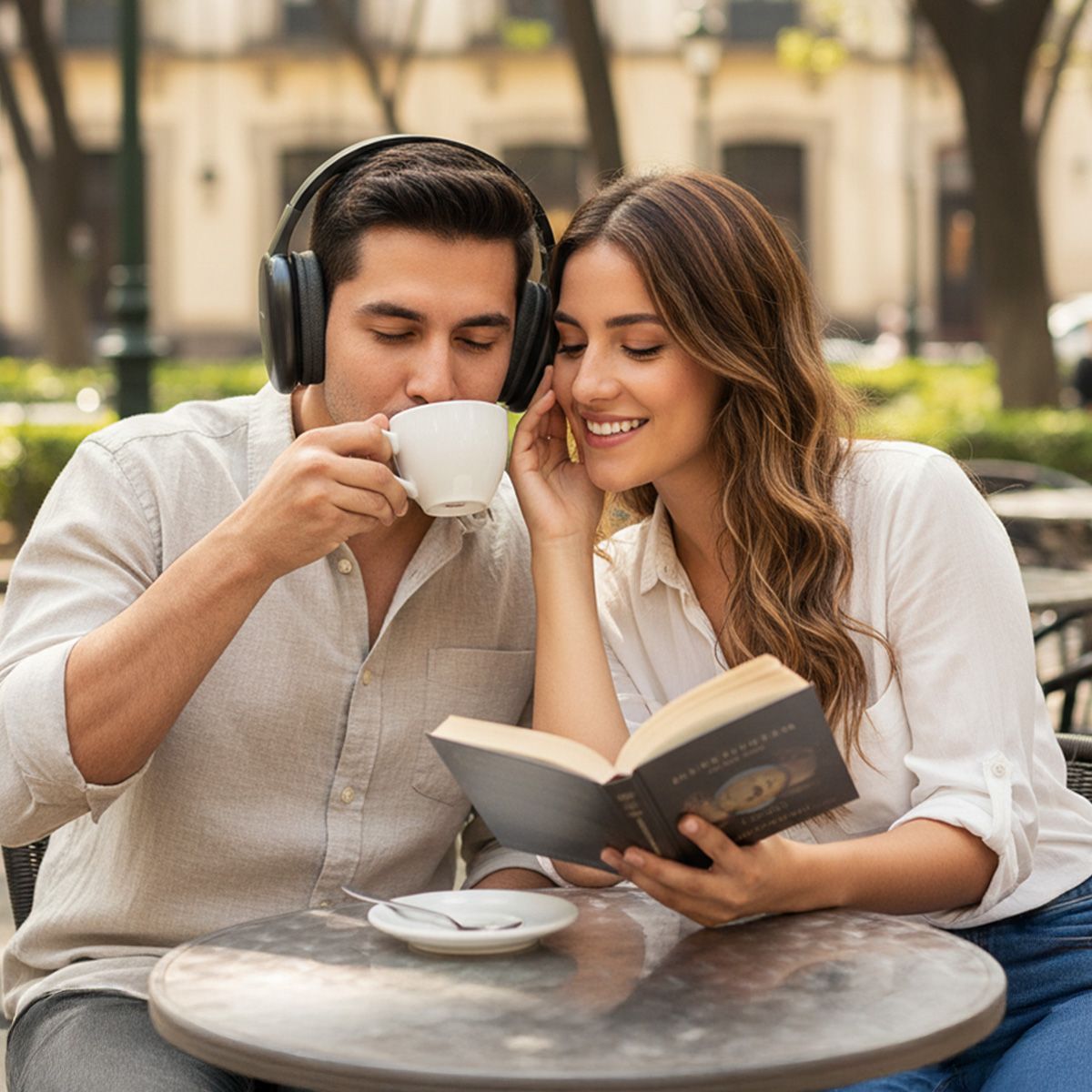 Audífonos de diadema recargables y con Bluetooth®, negro