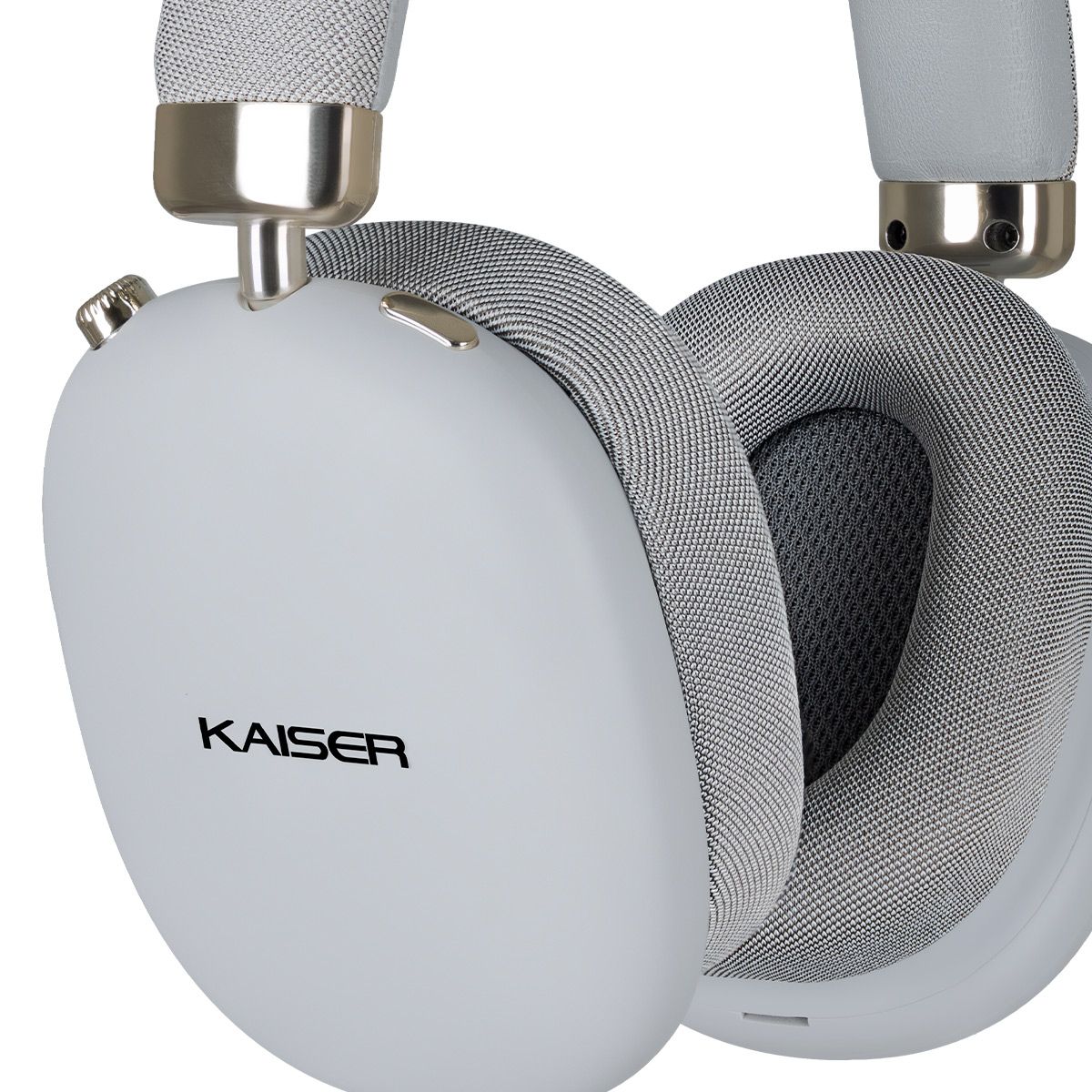 Audífonos de diadema con batería recargable de hasta 30h - Gris